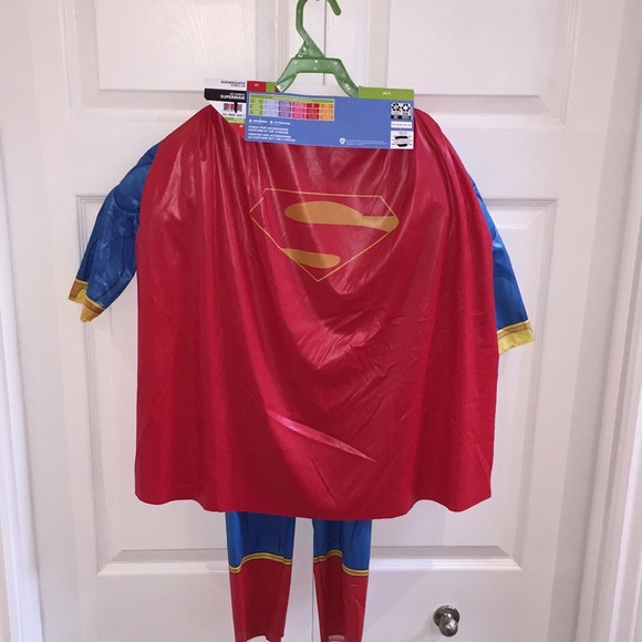 Superman DC League Boys Halloween Superhero Costume Size 2T - Picture 10 of 12